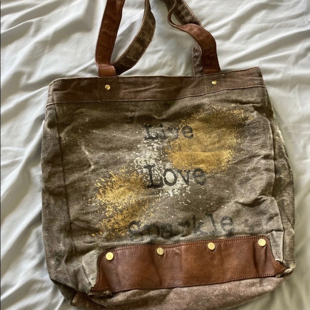 Mona B Live Love Sparkle Handbag Purse